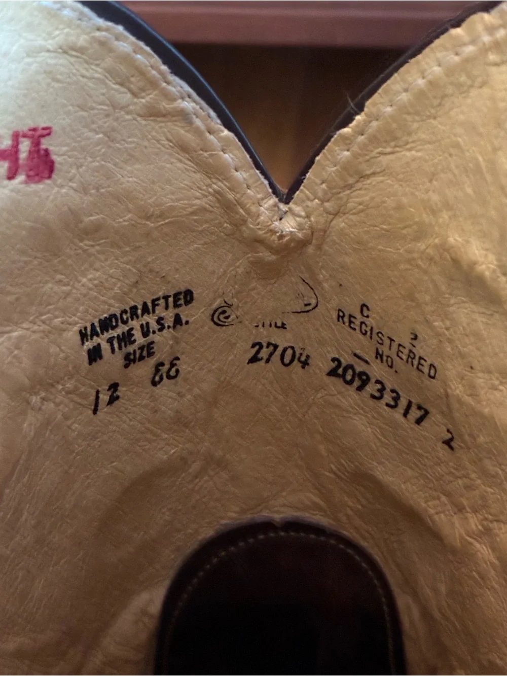 Classic Western Cowboy Boots, Justin Boots 12.